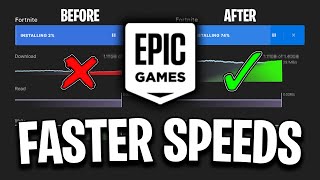 Increase Epic Games Launcher Download Speed 100 Working UPDATED 2020 [upl. by Ardnal552]