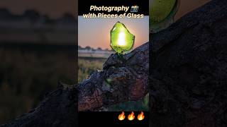 📸 Photographic Ideas💡with Pieces of Glass 🔥photography naturephotography sunset yt ytshortsdiy [upl. by Azriel]