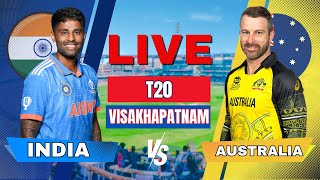 🔴 Live India vs Australia 1st T20 Match  Live Cricket score and commentary  IND vs AUS Live match [upl. by Mitchael]