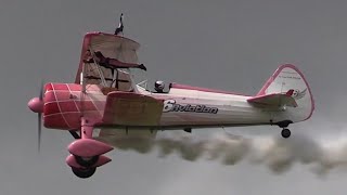 STUNNING 46 Aviation Wing Walker display at Sywell Airshow Sunday [upl. by Mcknight697]