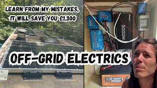 Campervan ELECTRICS  OFFGRID  12v240v  All components  What you NEED to know [upl. by Ricky]