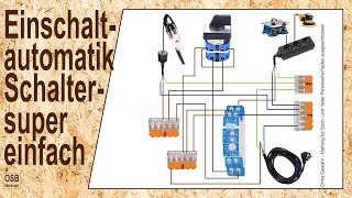 Einschaltautomatik für Absauganlage mit Drehschalter und Nachlauf  super einfach [upl. by Essirahc]