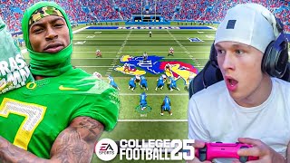 Evan Stewart 1v1s WhiteBoyEm in NCAA CFB 25 [upl. by Troc832]