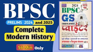 BPSC Complete Modern History Bilingual  BPSC History  1 hr only  Previous Year [upl. by Dickens596]