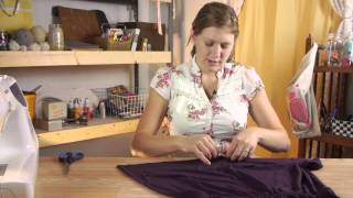 How to Shorten the Length of a Shirt Without Sewing  Shirt Crafts [upl. by Donn]