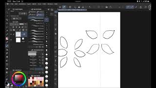 Clip Studio Paint Tutorial Cara Membuat Simetris Mirror [upl. by Duntson]