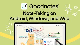 Getting Started NoteTaking on Goodnotes on Android Windows and Web [upl. by Jahdiel]