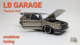 Rentner Golf 2 VR6  LB GARAGE  Nachbau  replica 118 modelcars diecast tuning [upl. by Ennaylil]