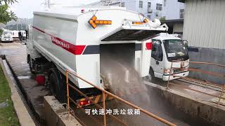 Cleaning Sweeper TruckL [upl. by Etnuahs]