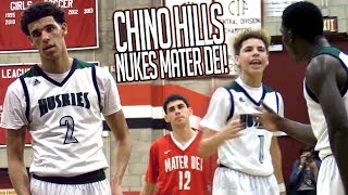 PRIME CHINO HILLS DESTROYS MATER DEI Lonzo Ball QUADRUPLE DOUBLE Worst MD Loss OF ALL TIME [upl. by Dodge]