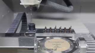 RSTEAM Dental pmma 4 axis milling temporary [upl. by Wieche779]