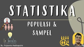 Statistika 1  Pengenalan Statistika Populasi dan Sampel  Matematika SMP [upl. by Botnick]