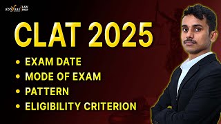 CLAT 2025 Notification  Exam Date  Exam Time  Duration  Applications [upl. by Atsirt890]