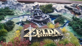 Breath of the Wild  Realistic Hyrule Map Diorama [upl. by Rushing]