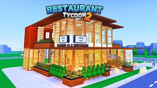 Restaurant in Restaurant Tycoon 2 X2 SPEEDBUILD [upl. by Eniluqcaj848]