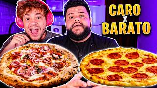 PIZZA DE CALABRESA BARATA vs PIZZA CALABRESA CARA  React Thiago Quatroque [upl. by Arimihc]