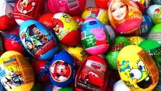 20 Kinder surprise eggs collection toys Kinder Surprise Disney Pixar Zaini  lababymusica [upl. by Rovert]