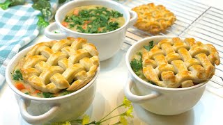 Chicken Pot Pie Recipe  Homemade Chicken Pot Pie [upl. by Bruning662]