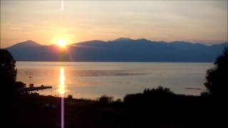 Amazing sunrise Lake of Prespa MACEDONIA MACEDONIAN National Anthem [upl. by Losse]