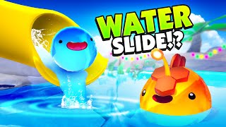 Building a WATER SLIDE For My Favourite SLIMES  SLIME RANCHER 2 [upl. by Anastassia436]