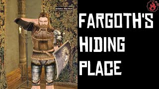 Fargoths Hiding Place  Side Quest Walkthrough TES III Morrowind [upl. by Anhsirk]