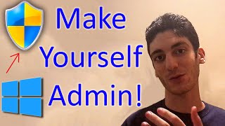 How to make yourself admin WITHOUT knowing password on Windows [upl. by Ellessig]