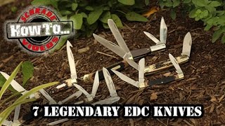 7 Legendary EDC Knives that You Should Own  Barlow Stockman Trapper and More  Schrade Best [upl. by Rugen]