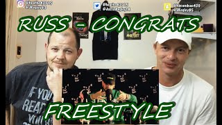 RUSS  CONGRATS FREESTYLE  REACTION [upl. by Paderna]