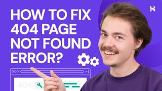 Error 404 How to Fix 404 Page Not Found Error [upl. by Loree143]