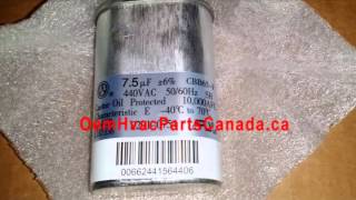 75 MFD 440 Run Capacitor P2910754 [upl. by Gala]