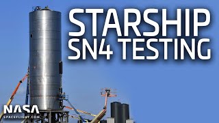 Starship SN4 Preburner Test in Boca Chica [upl. by Hale192]