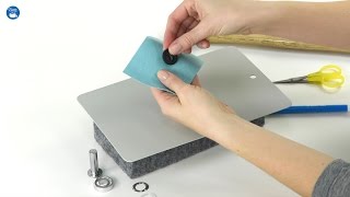 How to apply Dritz Fashion Grommets [upl. by Ibloc]