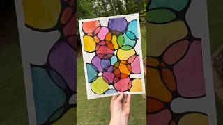 Neurographic art tutorial neurographicart watercolor [upl. by Tavie]