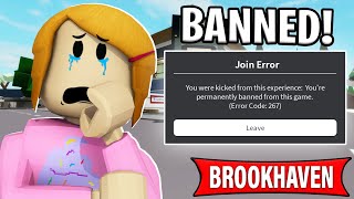 We Got BANNED In Brookhaven [upl. by Ayoral589]