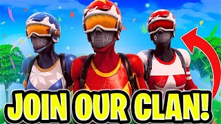 How To Join Gas Clan Join a Fortnite Clan in 2024 [upl. by Llenal]