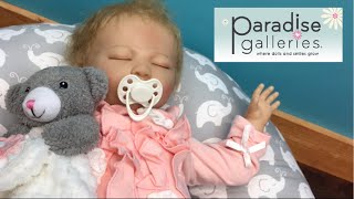 Unboxing Paradise Galleries Buttons and Bows Reborn Baby Doll [upl. by Araz]