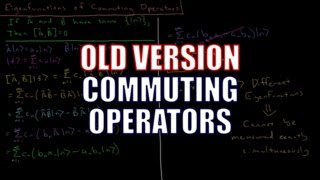 Quantum Chemistry 413  Commuting Operators Old Version [upl. by Mat]