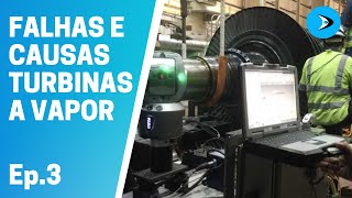 FALHAS E CAUSAS DE TURBINA A VAPOR  Ep3 [upl. by Adnauqal]