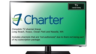 TV Channel Surfing Charter Communications Long Beach WA [upl. by Borg]