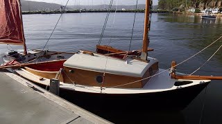 Dinghy cruising quotKate Louise A look inside a Stornaway 18 trailer sailer [upl. by Queen]