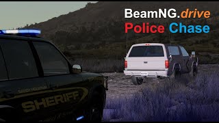 BeamNGdrive  Wild Off Road Police Chase Dashcam Ultra Graphics [upl. by Stoll662]