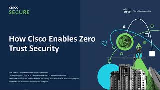 Cisco Zero Trust Overview [upl. by Iona]