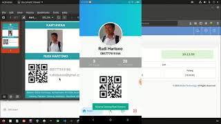 Aplikasi Absensi Real Time Scanner QRCode Android [upl. by Nesiaj]