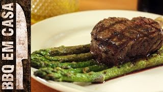 RECEITA DE FILET MIGNON COM ASPARGOS [upl. by Danelle]