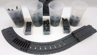 Haul amp HowTo Ballast LEGO Curved Train Track [upl. by Andonis]