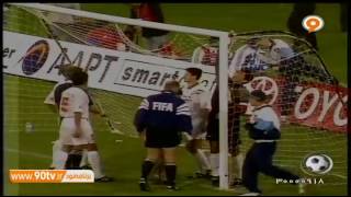 Australia 22 Iran  WCQ  1998  HIGHLIGHTS  خلاصه بازی استرالیا ۲۲ ایران [upl. by Neemsaj]