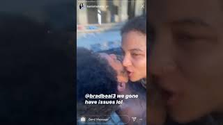 kamiah adams and her son fight over bradley beal😂 [upl. by Ocirema]