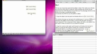 Max MSP Tutorial 04b1 The buffer object [upl. by Oiril477]