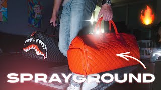 BEST Hypebeast Bags In 2022  SPRAYGROUND Duffle Review [upl. by Yziar715]