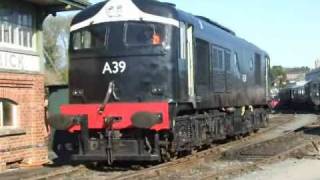 A39 in her new Home Downpatrick Preserved Railway [upl. by Akeemaj]